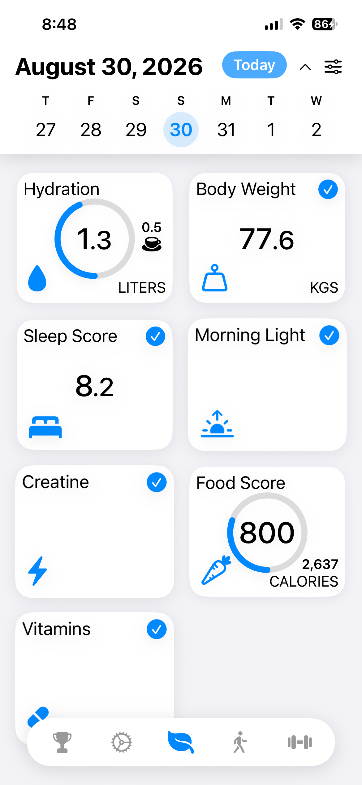 reNew self-care dashboard on iPhone