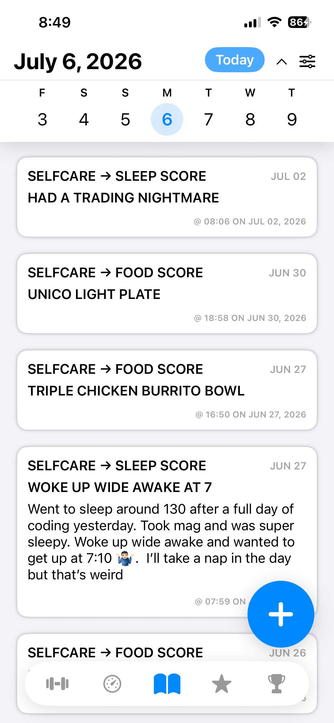 reNew self-care journal